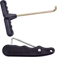 1pc Skate Lace Tightener PP Plastic Tightener Handle Hold Hook with 1pc Hooks