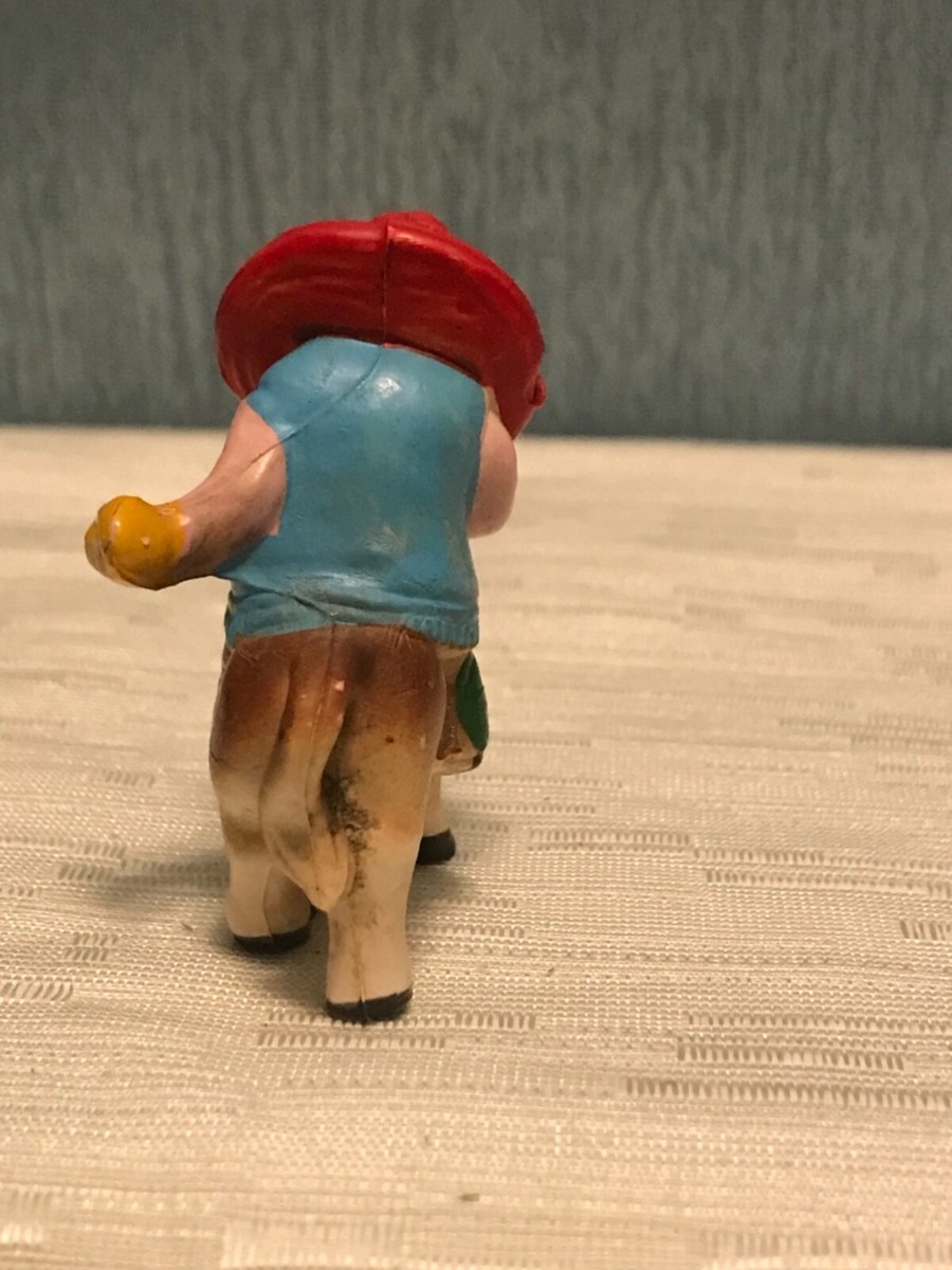 Vintage Colorful Hard plastic Mexican Man with Sombrero on Vintage Colorful Hard plastic Mexican Man with Sombrero on