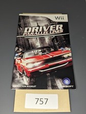 Driver Parallel Lines Wii  MANUAL ONLY 