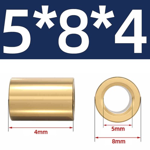 Brass Oil Bearing Powder Metallurgy Self-Lubricating Inner Diameter 3/4/6/8/60mm - Picture 34 of 236