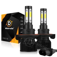 4-Sides H13 9008 LED Headlight Bulb for Ford F-150 2004-2014 High Low Beam 6000K