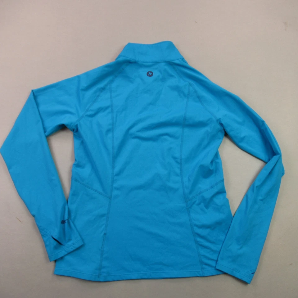 Suéter Marmot Mujer Manga Larga Mediana 1/4 Cremallera Exterior Pullover Azul Foto 4 de 4