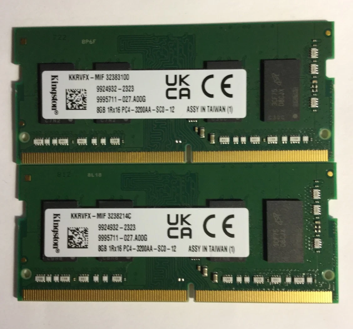Kingston DDR4 SDRAM 8 GB Capacity per Module Memory (RAM) for sale