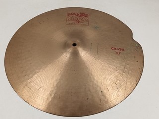 Paiste 2002 18" Crash Becken repariert