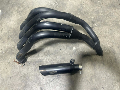 2005-2006 06 SUZUKI GSXR 1000 4 INTO 1 VOODOO EXHAUST SYSTEM BLACK full exhaust