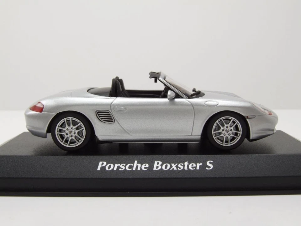 Porsche Boxster S 2002 Argento Modellino 1:43 Maxichamps - Immagine 4 di 4
