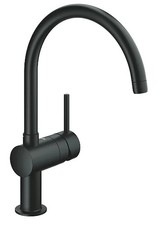 Grohe Minta 32917KS0 Velvet Black Kitchen Side Lever 1/2" Mixer Tap CR064 PR