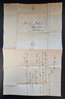 1836 Stampless Cover RED Handstamp Postmark New York JAN 5 Plainfield NJ Letter — photo 7