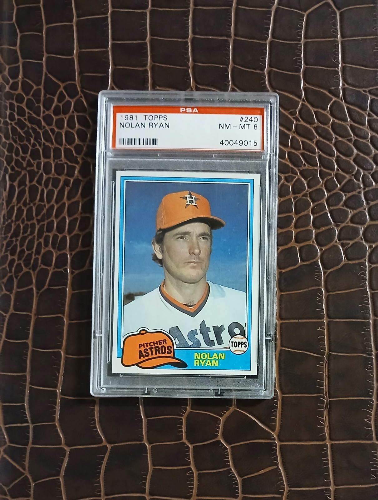 1981 Topps #240 Nolan RYAN🏆PSA 8🏆🎈 view 4