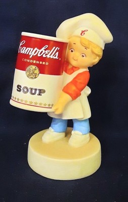 Campbell Soup Company - Campbell's Kids Boy Holding Soup Can Figurine!