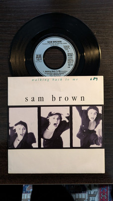 SAM BROWN - Walking Back To Me 7'' Vinyl NM/VG-