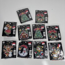 Lot of 10 Christmas Cross Stitch Kits Stitch N  Hang New In Package ornaments