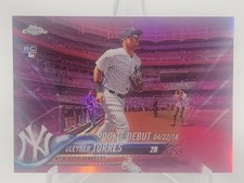 2018 Topps Chrome Update Rookie Debut Gleyber Torres #HMT33 Pink Refractor (RC)