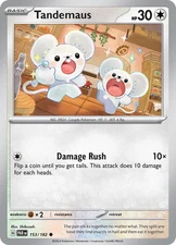 Pokémon TCG -Paradox Rift - Uncommon - Tandemaus - 153/182