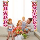 Happy Mothers Day Banner, 71" X 12" Mother's 71 inches x 12 inches, Pink