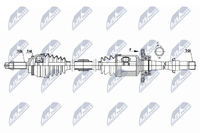 Antriebswelle NTY NPW-TY-075 FüR Toyota Avensis CDT250_ CDT250R