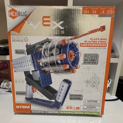 HEXBUG VEX Robotics Gatling Motorized Dart Shooter Kit 275+pc STEM 14+ VEX IQ