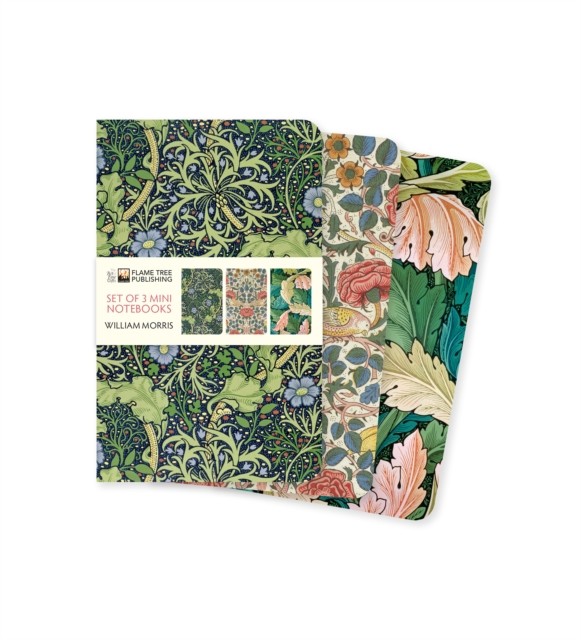 William Morris Set Of 3 Mini Notebooks Flame Tree Studio - Image 7
