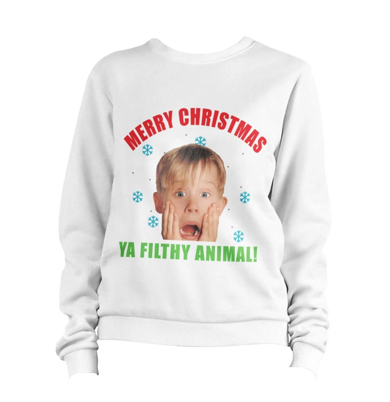 Merry Christmas Ya Filthy Animal Sweater Jumper Pullover Festive Xmas Gift