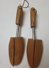 Rochester Shoe Tree Co Cedar Wood Steel Rod Leather Straps Large