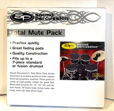 Sound Percussion Total Mute 7 Pack Bass Drums Hi-Hat 3 Cymbals