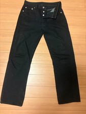 Levi's 501 Black Denim Pants 90s USA Made