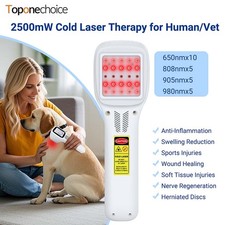 Laser Therapy Device 4 Wavelengths 650/808/905/980nm for Pain Relief Human Use