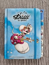 Diddl is back, A6 Notizbuch mit Diddl Stift, radierbare Tinte, blau, neu