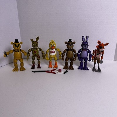 Funko FNAF Wave 1 Complete 2016 5'' Figures Freddy Bonnie Chica Foxy Springtrap