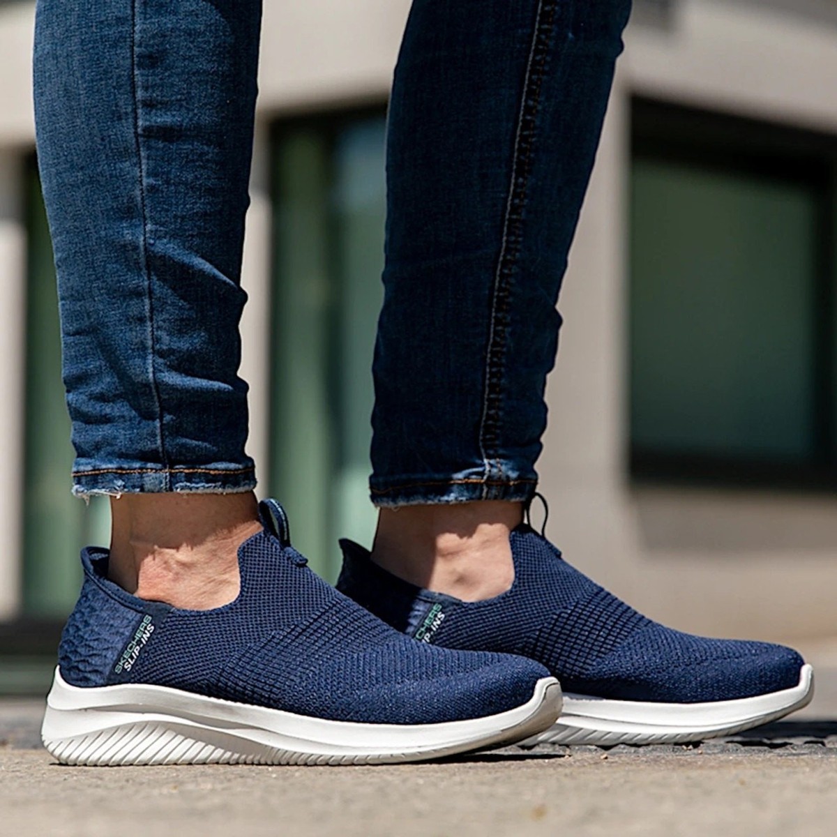 Skechers Men's Skechers Denim Slip Ons Buy Skechers Men Navy