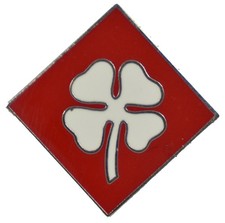 4TH ARMY HAT PIN