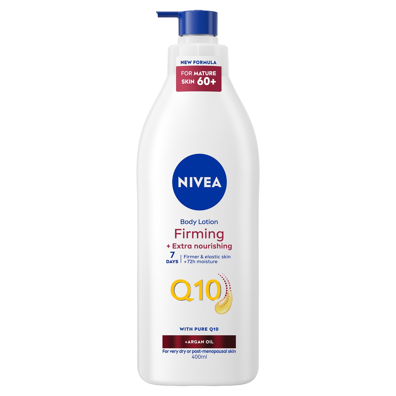 Q10 60+ Mature Skin Body Lotion (400ml), Nourishing Firming Cream with Q10 an...