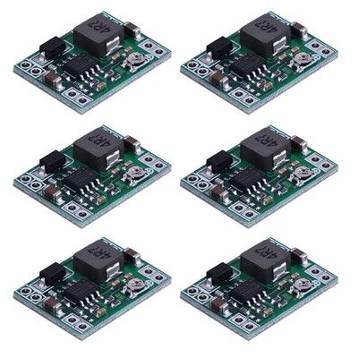 Mini MP1584EN DC-DC Buck Converter Adjustable Module 24V to 12V 9V 5V 3V 6 Pack 
