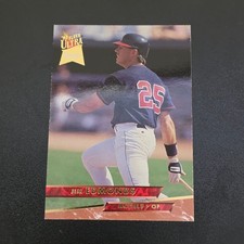 Jim Edmonds Angels 1993 Fleer Ultra RC Rookie Baseball Card #519. rookie card picture