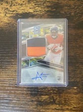 2024 Audric Estime Spectra Gold RPA /8 Aspiring Rookie Patch Auto SSP #220