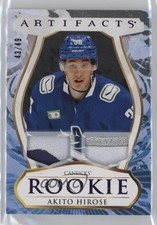 2023 Upper Deck Artifacts Rookies Purple Material 43/49 Akito Hirose #181 1c3s