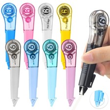 9 Pack Correction Tape Pens 1/5" X 236", 9 Color Correction Tape Comfortable ...