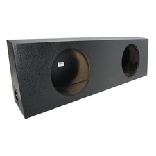 Universal Regular Standard Truck Cab Dual 12" Sub Box Enclosure - Rhino Coated