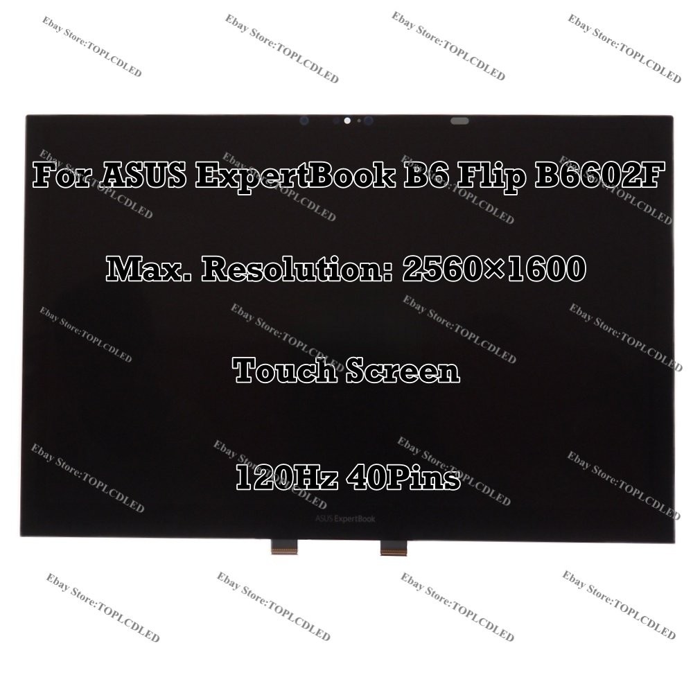 For ASUS ExpertBook B6 Flip B6602FC2-Q73P-CB LCD Touch Assembly Complete Display