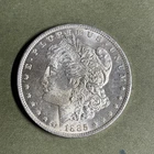 1885-O Morgan Silver Dollar Au/Bu Slider
