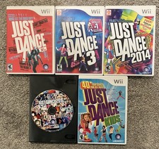 Just Dance Lot of 5 (Nintendo Wii, 2009) Just Dance 1 & 3, 2014, 2015, And Kids