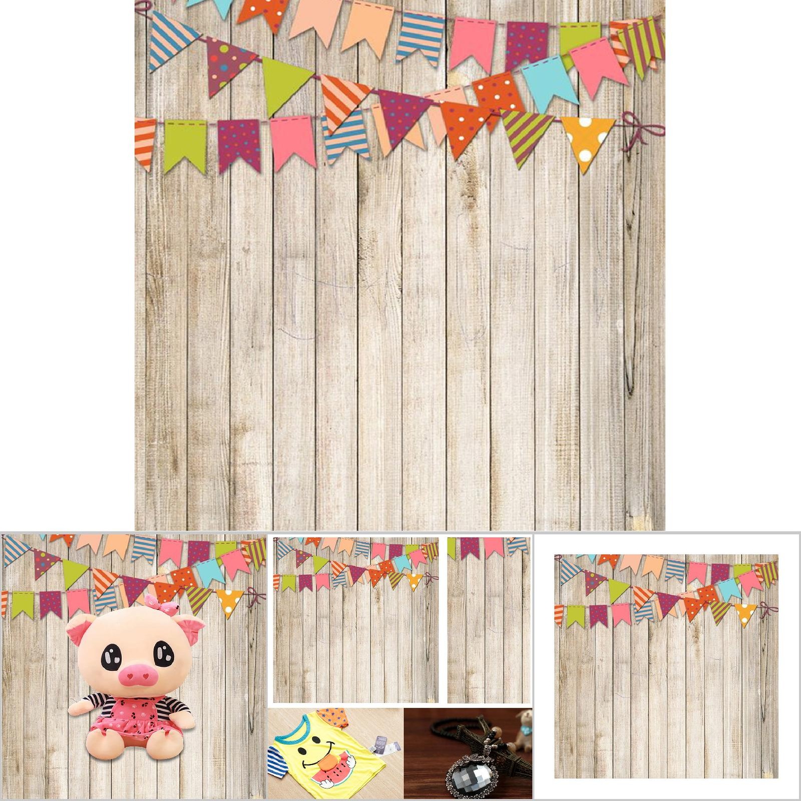 Vintage Wood Grain Photography Backdrop Newborn Baby Photo Studio Background(K-1