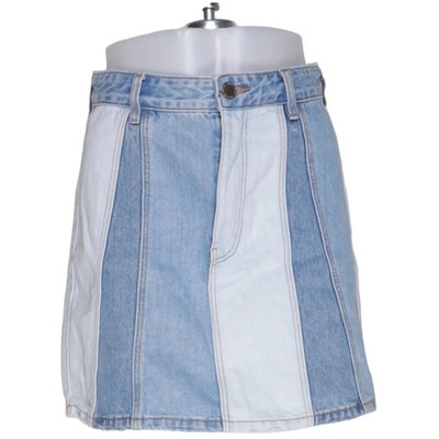Patchwork by Stradivarius, Jeansrock, Größe: 36, Patchwork, Blau, Sonstiges #8qy