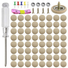 65 Set Car Roof Headliner Repair Kits, 262 Pcs Auto Roof Snap Rivets Retainer fo