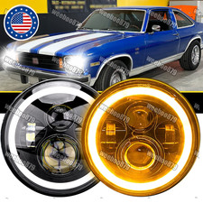 Pair 7round Led Headlights Hilo Beam Sealed For Chevrolet Chevy Nova 1963-1978 Pair 7round Led Headlights Hilo Beam Sealed For Chevrolet Chevy Nova 1963-1978