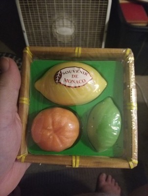 Fruit Shaped Souvenir De Monaco Soap