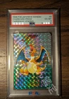 PSA 6 Charizard Prism 1996 Pokemon Carddass Bandai Part 1 Green Holo Vtg Japan