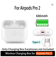 AirPod Pro Charging Case ONLY Replacement with Bluetooth Pairing Sync Button