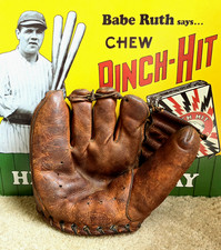 Bob Feller Baseball Glove Vintage 1948 Sears Robuck JC Higgins Antique RARE