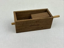 Vintage Lohman Wooden Push Pin Turkey Call Pull Purr Box Call Neosho, MO